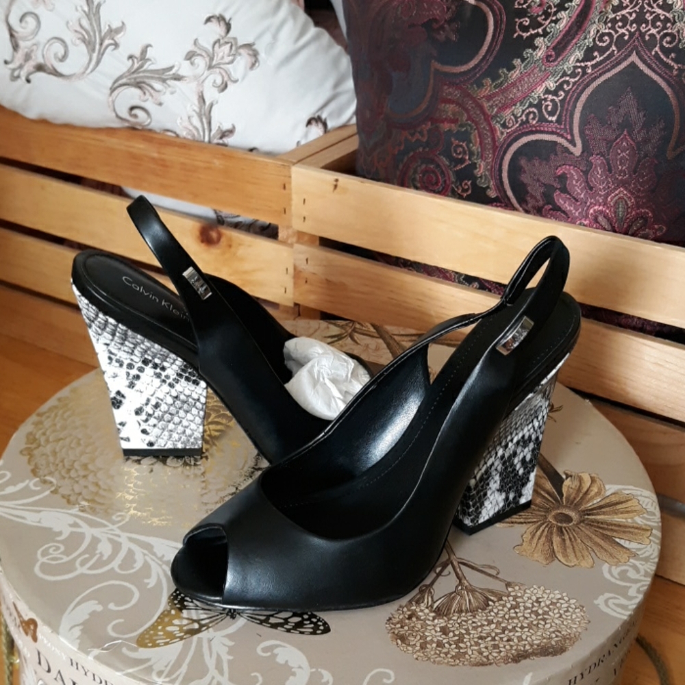 Calvin Klein slingbacks